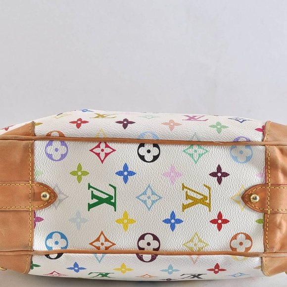 Greta Multicolor Shoulder Bag White - Picture 5 of 11